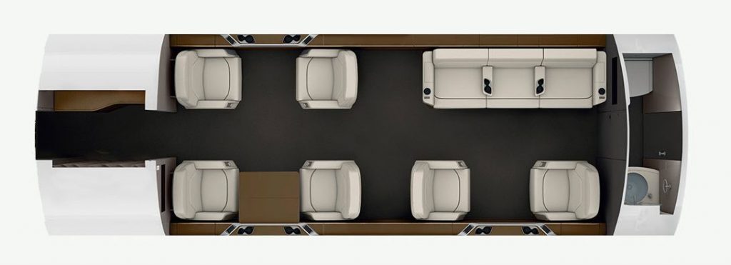 Bombardier Challenger 650 exterior for Philadelphia jet charter