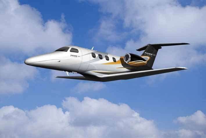 Embraer Phenom 100 exterior for Philadelphia jet charter