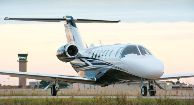 Cessna Citation CJ2 cabin interior for Philadelphia charter