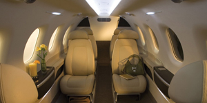 Embraer Phenom 300 exterior for Philadelphia jet charter