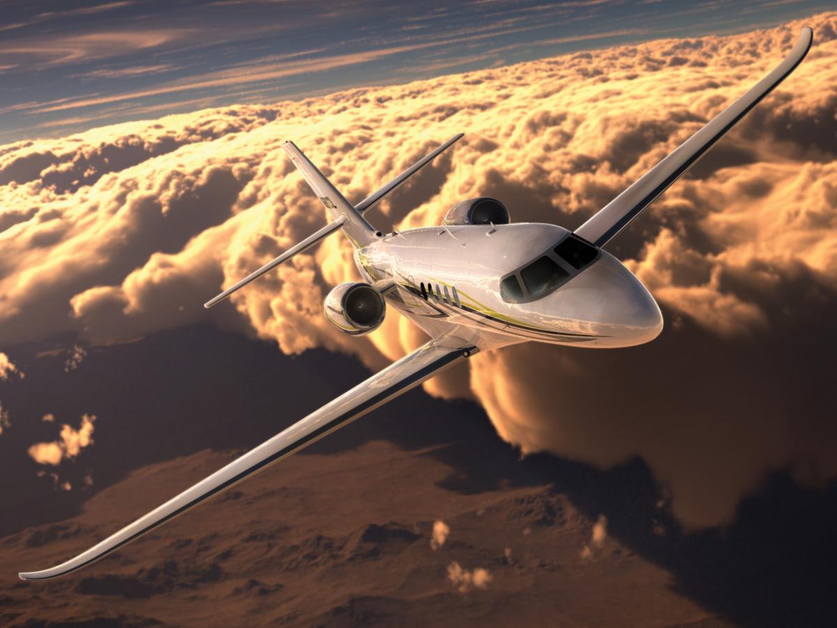 Cessna Citation Latitude cabin interior for Philadelphia charter