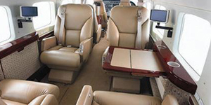 Cessna Caravan & C208 cabin interior for Philadelphia charter
