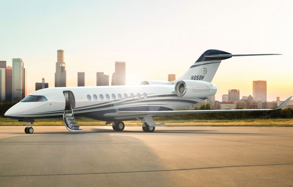 Cessna Citation Hemisphere heavy jet private aircraft for Philadelphia jet charter