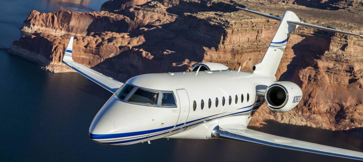 Gulfstream G280 cabin interior for Philadelphia charter