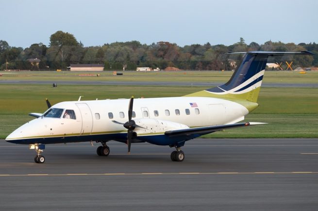 Embraer EMB-120 Brasilia cargo aircraft private aircraft for Philadelphia jet charter