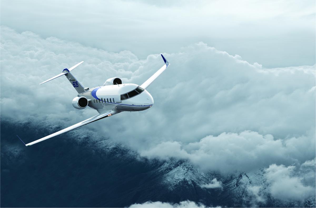 Challenger 605 cabin interior for Philadelphia charter
