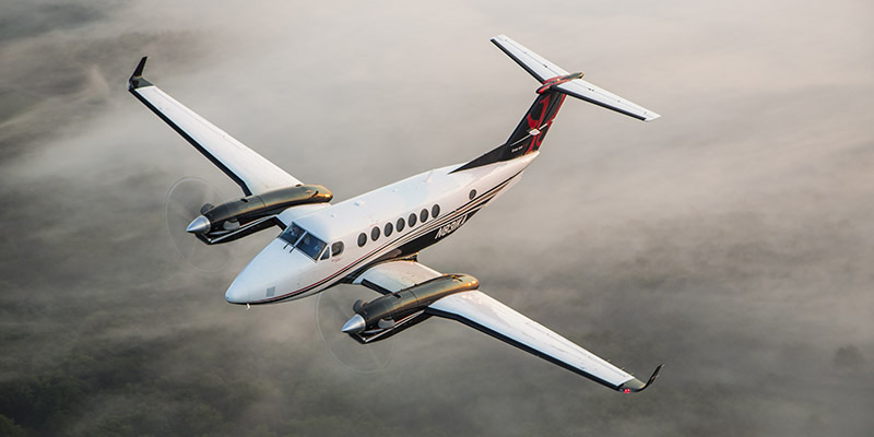 King Air 350 turboprop private aircraft for Philadelphia jet charter