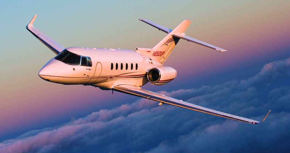 Hawker 850XP midsize jet private aircraft for Philadelphia jet charter
