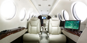 King Air 350 exterior for Philadelphia jet charter