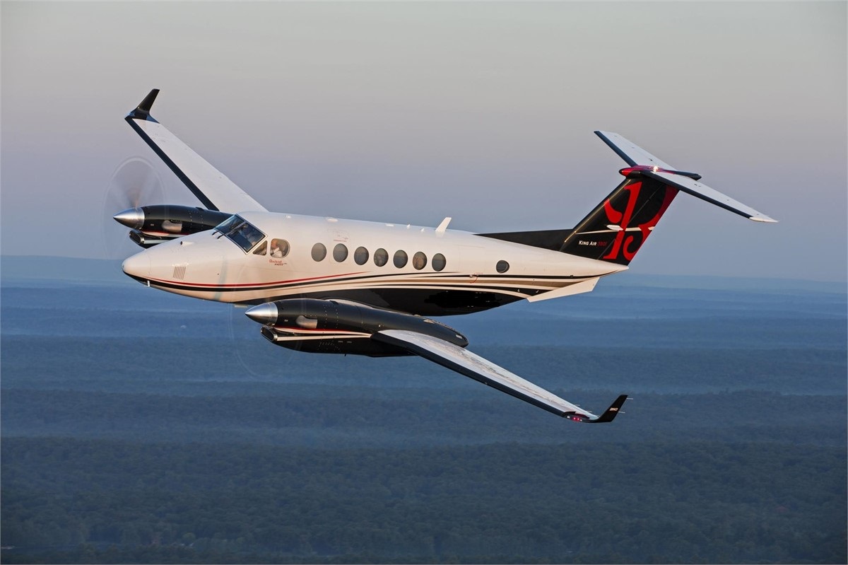 King Air 200 turboprop private aircraft for Philadelphia jet charter