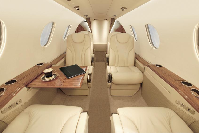 Premier 1A cabin interior for Philadelphia charter
