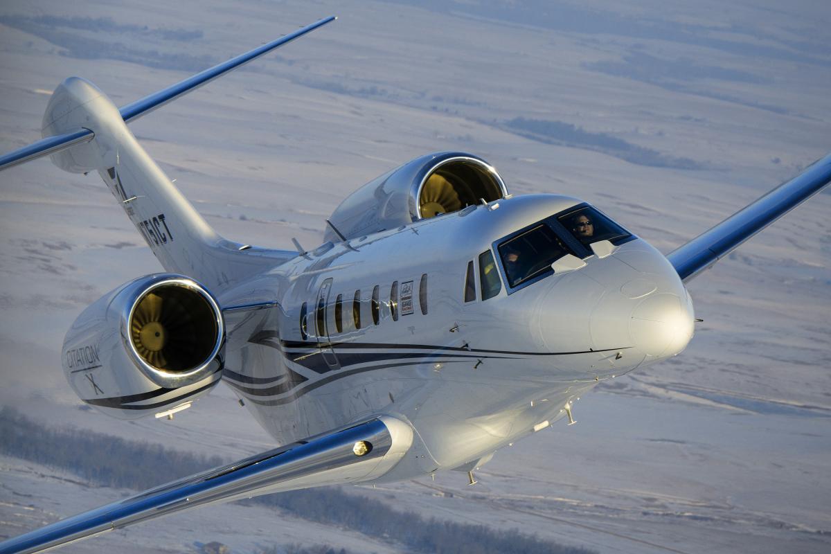 Citation X / 10 cabin interior for Philadelphia charter