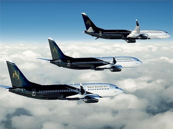 Boeing Business Jet (BBJ) exterior for Philadelphia jet charter