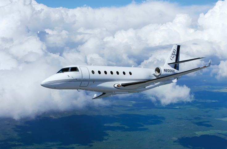 Gulfstream G200 super midsize jet private aircraft for Philadelphia jet charter