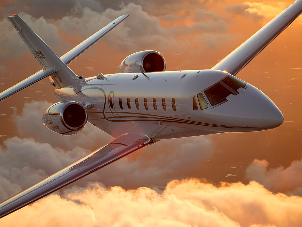 Citation Sovereign cabin interior for Philadelphia charter