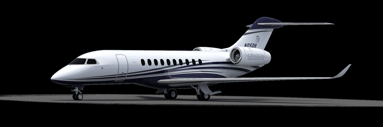 Cessna Citation Hemisphere exterior for Philadelphia jet charter