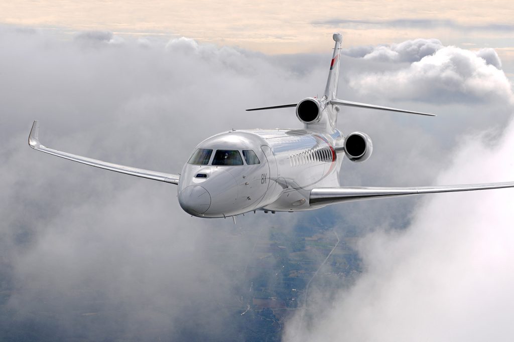 Dassault Falcon 8x long range jet private aircraft for Philadelphia jet charter