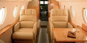 Gulfstream G100 / G150 / IAI Astra SPX cabin interior for Philadelphia charter