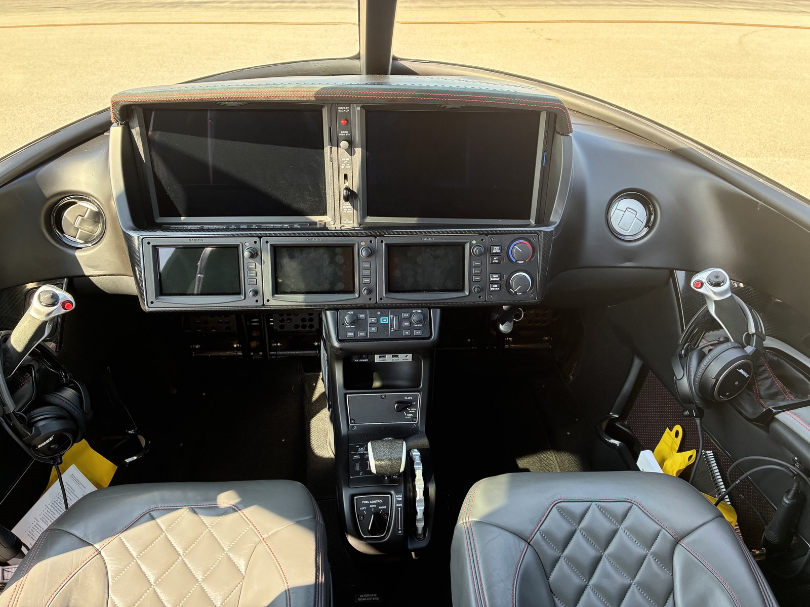 Cirrus Vision Jet SF50 cabin interior for Philadelphia charter