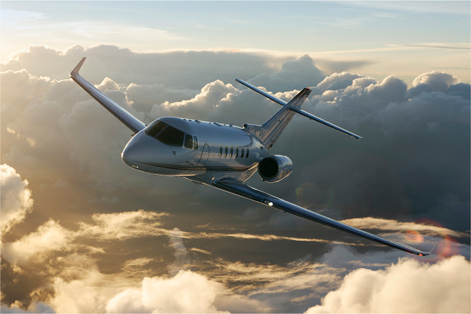 Hawker 900XP cabin interior for Philadelphia charter