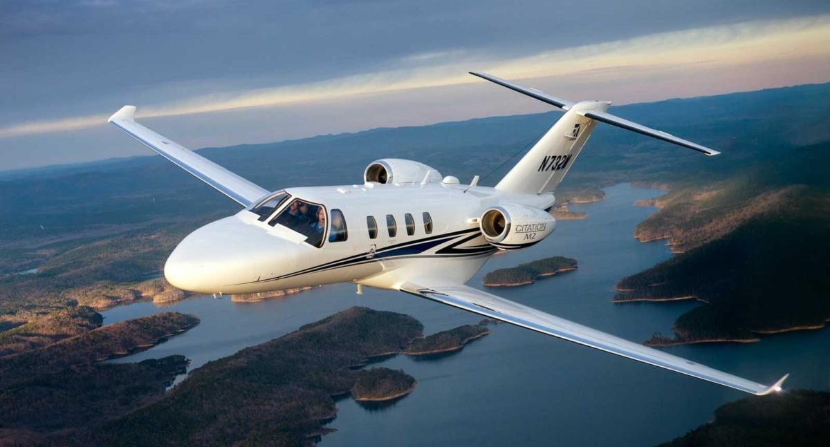 Cessna Citation M2 cabin interior for Philadelphia charter