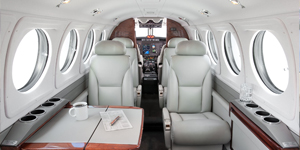 King Air 200 exterior for Philadelphia jet charter