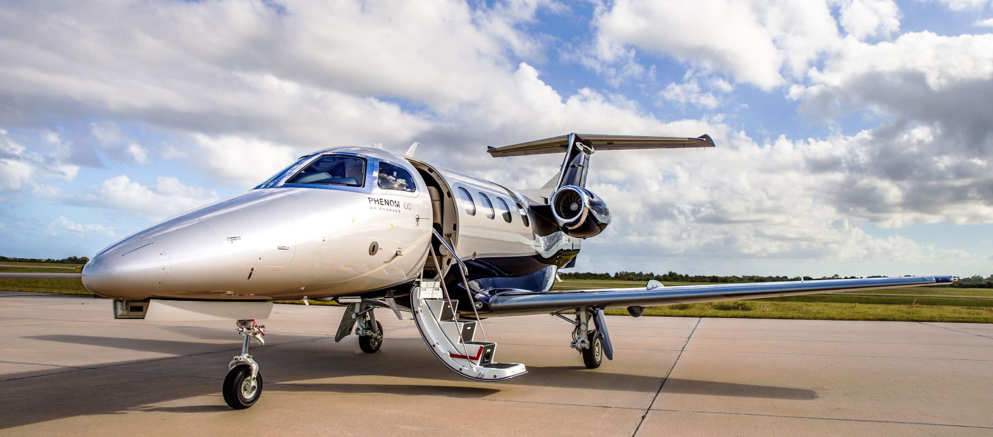 Embraer Phenom 100 entry-level jet private aircraft for Philadelphia jet charter